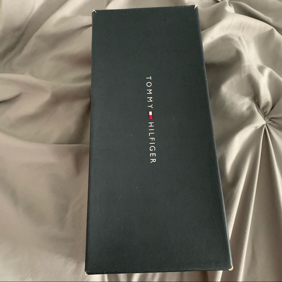 Tommy Hilfiger Black/White Slides Sandals - Picture 7 of 7